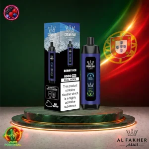 Al Fakher Crown Bar Pro 8K Puffs | Vape Descartável Portugal 2% Nicotina