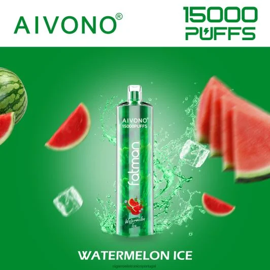 Atacado Vaporizador – Aivono FATMAN 15.000 gelo de melancia FR2FJJ12