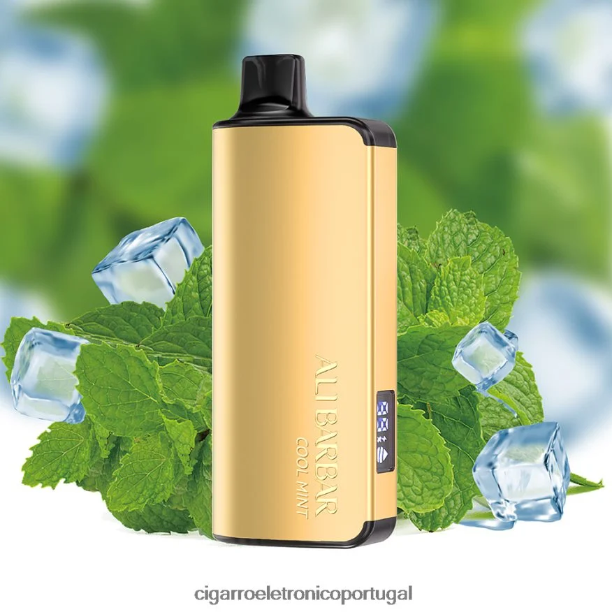 Atacado Vaporizador – Alibarbar Ingot 9000 vapores descartáveis menta fresca 4H6N0218