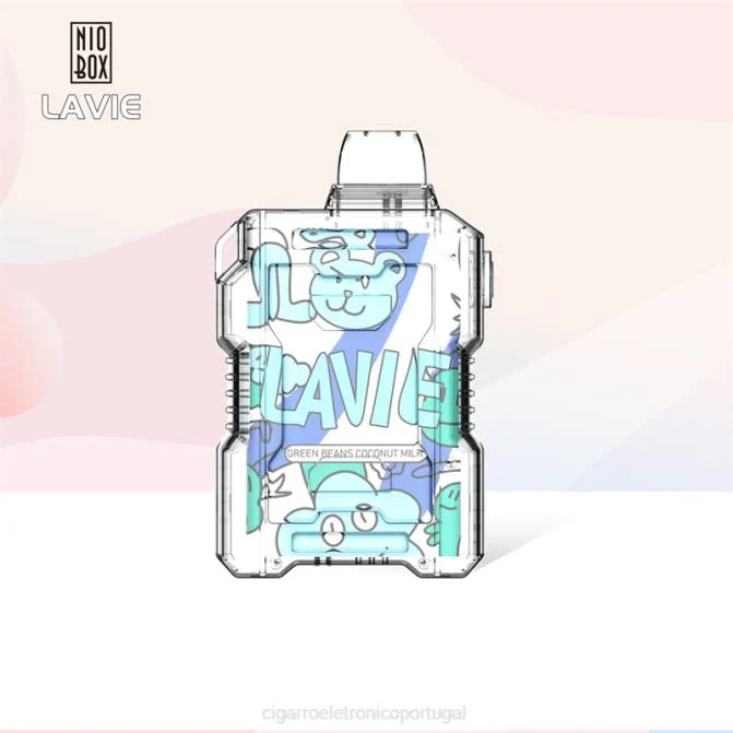 Atacado Vaporizador – feijão verde leite de coco LAVIE NIO BOX 9.000 baforadas DDN0188