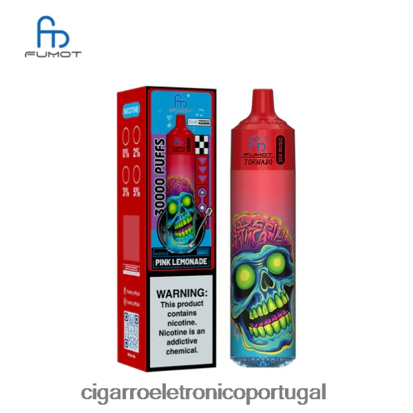 Atacado Vaporizador – Fumot Tornado 30k música limonada rosa TX2F6B23