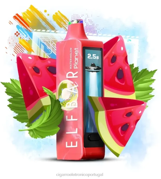 Atacado Vaporizador – melancia Elf Bar Planet 25.000 R880812