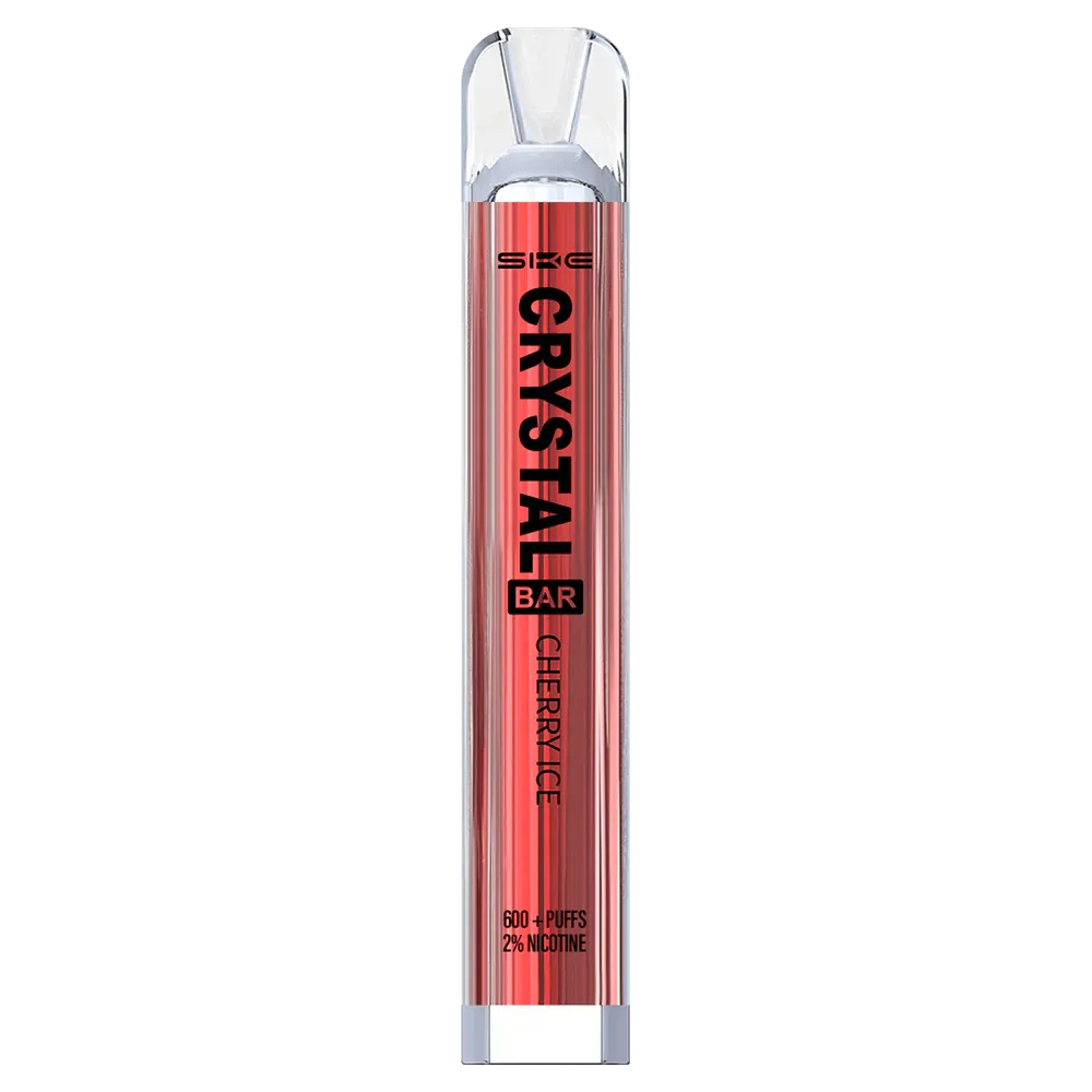 blu cigarro eletrónico portugal RB64269 gelo de cereja SKE Crystal Bar vape descartável 600 baforadas