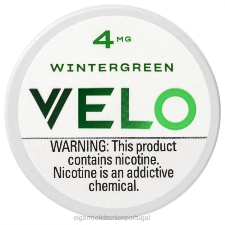 blu cigarro eletrónico portugal RB6439 hortelã VELO bolsa de nicotina 4mg