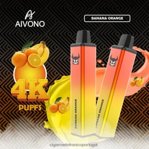 Cigarro Eletrônico – Aivono AIM FREAK 4000 banana laranja FR2FJJ258