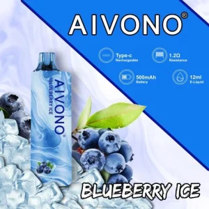 Cigarro Eletrônico – Aivono AIM GUN 7.000 gelo de mirtilo FR2FJJ104