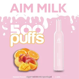 Cigarro Eletrônico – Aivono AIM MILK 500 manga pêssego laranja FR2FJJ269