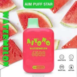 Cigarro Eletrônico – Aivono AIM PUFF STAR 6500 melancia FR2FJJ291