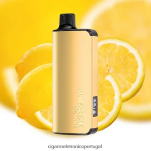 Cigarro Eletrônico – Alibarbar Ingot 9000 vapores descartáveis limão rosa 4H6N0223