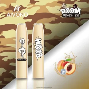 Cigarro Eletronico Atacado – Aivono AIM BOOM 600 gelo de pêssego FR2FJJ362