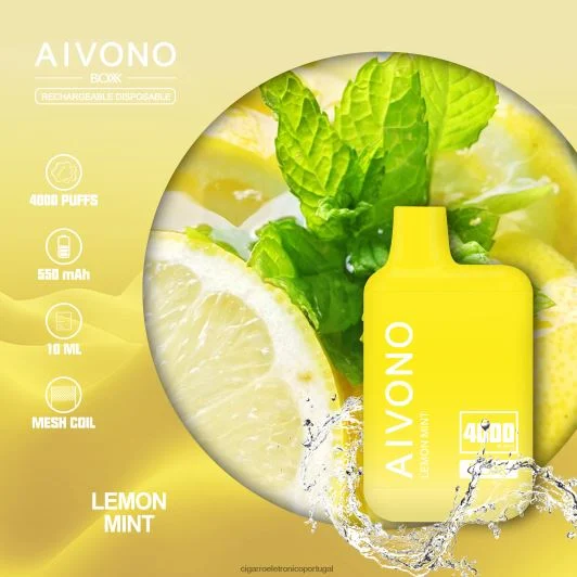 Cigarro Eletronico Atacado – Aivono AIM BOXX 4000 hortelã-limão FR2FJJ230