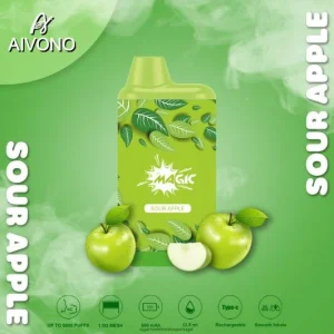 Cigarro Eletronico Atacado – Aivono AIM MAGIC cigarro de caixa de 5800 bocas maçã azeda FR2FJJ87