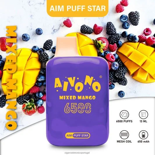 Cigarro Eletronico Atacado – Aivono AIM PUFF STAR 6500 manga mista FR2FJJ296