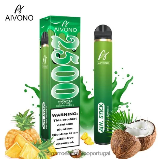 Cigarro Eletronico Atacado – Aivono AIM STICK 2500 coco abacaxi FR2FJJ153