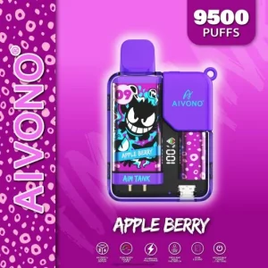Cigarro Eletronico Atacado – Aivono AIM TANK 9500 baga de maçã FR2FJJ43