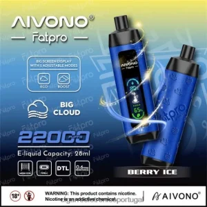 Cigarro Eletronico Atacado – Aivono Fatpro 22.000 gelo de baga FR2FJJ10