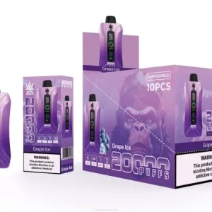 Cigarro Eletronico Atacado – Bang Beach Vape de tela inteligente de 20.000 sopros gelo de uva 8T6010