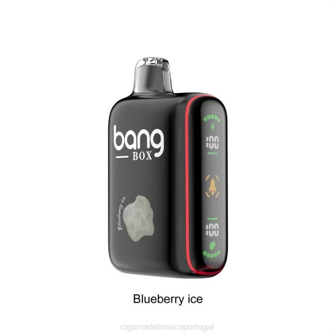 Cigarro Eletronico Atacado – Bang Box Display de energia inteligente de 9000-18000 baforadas gelo de mirtilo 8T6032