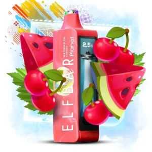 Cigarro Eletronico Atacado – cereja melancia Elf Bar Planet 25.000 R880821