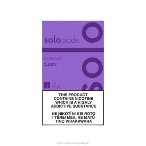 Cigarro Eletronico Atacado – Solo cápsula de reposição pacote com 2 hortelã de uva X8RN854