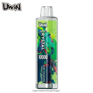 Cigarro Eletronico Atacado – UWIN CRYSTAL 10.000 vapores descartáveis kiwi maracujá goiaba FR2FJJ373