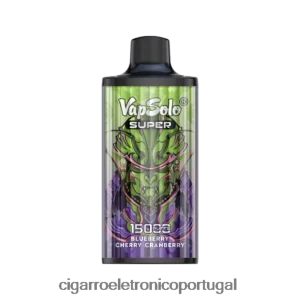 Cigarro Eletronico Atacado – Vapsolo SUPER vaporizador descartável mirtilo cereja cranberry 4H6N02110