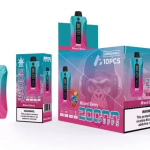 Cigarro Eletrônico – Bang Beach Vape de tela inteligente de 20.000 sopros baga mista 8T605
