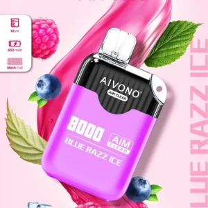 Cigarro Eletrónico Comprar Online – Aivono AIM CLEAR 8.000 gelo azul FR2FJJ202