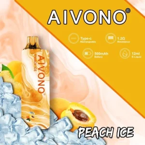 Cigarro Eletrónico Comprar Online – Aivono AIM GUN 7.000 gelo de pêssego FR2FJJ103