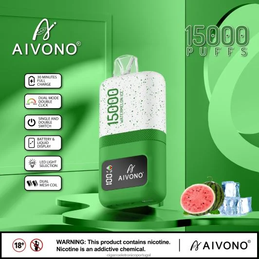 Cigarro Eletrónico Comprar Online – Aivono AIM magic 15.000 gelo de melancia FR2FJJ70