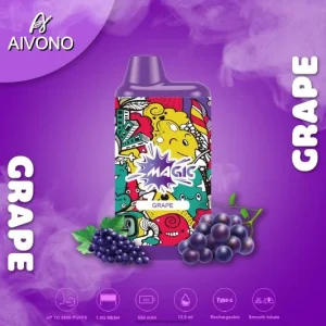 Cigarro Eletrónico Comprar Online – Aivono AIM MAGIC cigarro de caixa de 5800 bocas uva FR2FJJ92