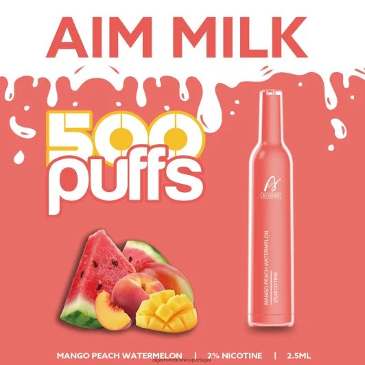Cigarro Eletrónico Comprar Online – Aivono AIM MILK 500 manga, pêssego, melancia FR2FJJ268