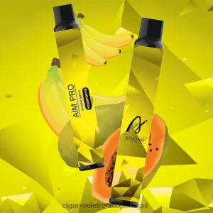 Cigarro Eletrónico Comprar Online – Aivono AIM PRO 1500 banana mamão FR2FJJ169