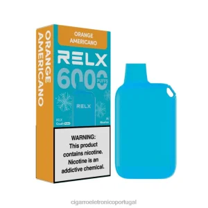 Cigarro Eletrónico Comprar Online – americano laranja RELX Crush Pocket 6000 gelado NL26815