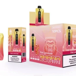 Cigarro Eletrónico Comprar Online – Bang Beach Vape de tela inteligente de 20.000 sopros limonada rosa 8T604