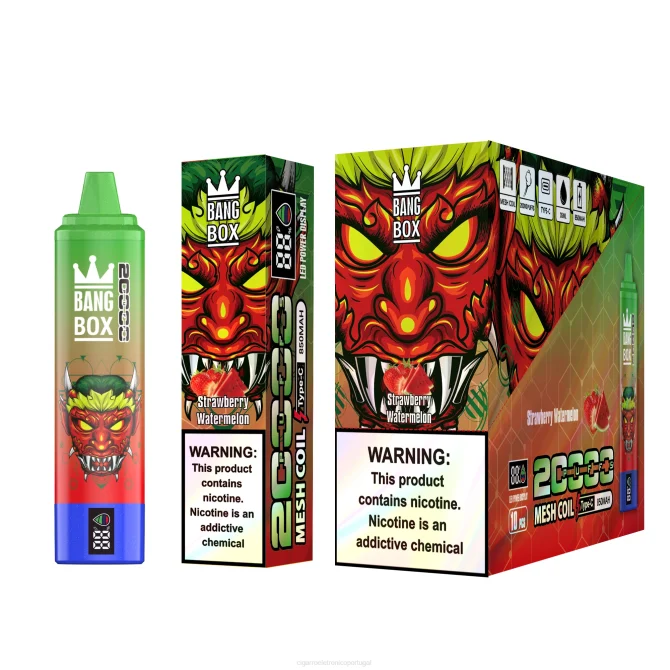 Cigarro Eletrónico Comprar Online – Bang Box 20.000 melancia morango 8T6052
