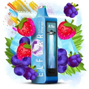Cigarro Eletrónico Comprar Online – gelo azul Elf Bar Planet 25.000 R880815