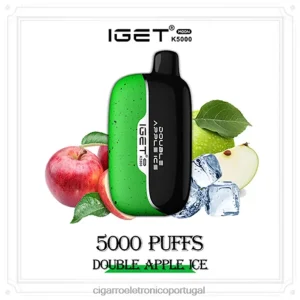 Cigarro Eletrónico Comprar Online – IGET Moon k5000 gelo de maçã duplo 280PF19