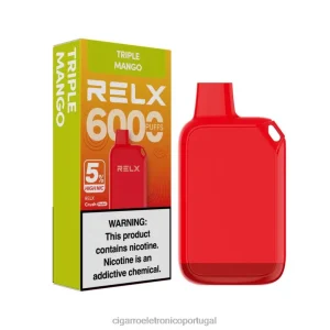 Cigarro Eletrónico Comprar Online – manga tripla RELX Crush Pocket 6000 5% de alta frequência NL26826