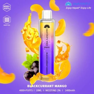 cigarro eletrónico comprar online RB64146 manga groselha preta Hayati Pro Max 4000