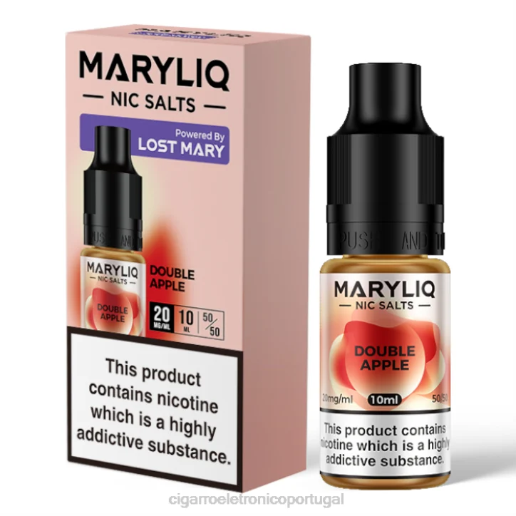 cigarro eletrónico comprar online RB64446 maçã dupla LOST MARY MARYLIQ sais de sódio – 10ml – 20mg