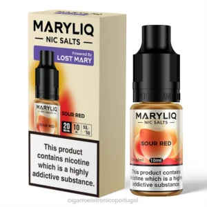 cigarro eletrónico comprar online RB64456 vermelho azedo LOST MARY MARYLIQ sais de sódio – 10ml – 20mg
