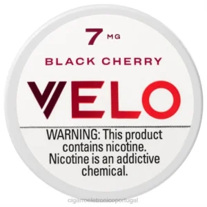cigarro eletrónico comprar online RB6446 cereja preta VELO bolsa de nicotina 7mg