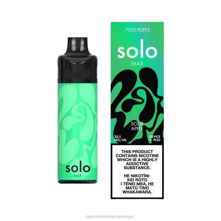 Cigarro Eletrónico Comprar Online – Solo MAX conjunto de cápsulas maçã azeda X8RN870