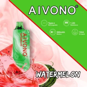 Cigarro Eletrônico Descartável Atacado – Aivono AIM GUN 7.000 melancia FR2FJJ110