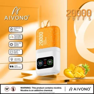 Cigarro Eletrônico Descartável Atacado – Aivono AIM magic 20.000 abacaxi manga FR2FJJ77