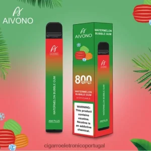 Cigarro Eletrônico Descartável Atacado – Aivono AIM PLUS 800 chiclete de melancia FR2FJJ198