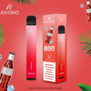 Cigarro Eletrônico Descartável Atacado – Aivono AIM PLUS 800 gelo de cola FR2FJJ176