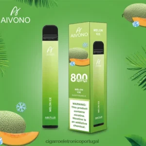 Cigarro Eletrônico Descartável Atacado – Aivono AIM PLUS 800 gelo de melão FR2FJJ187