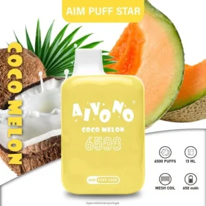 Cigarro Eletrônico Descartável Atacado – Aivono AIM PUFF STAR 6500 cocomelon FR2FJJ297